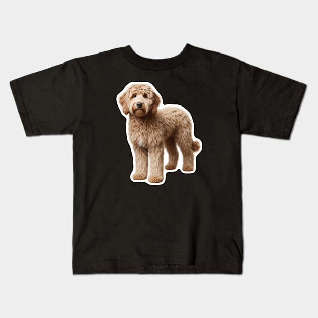 Australian Labradoodle Kids T-Shirt by millersye